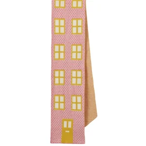 Scarves>Donna Wilson House Shaped Scarf - Nougat