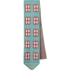 Scarves>Donna Wilson House Shaped Scarf - Shamrock