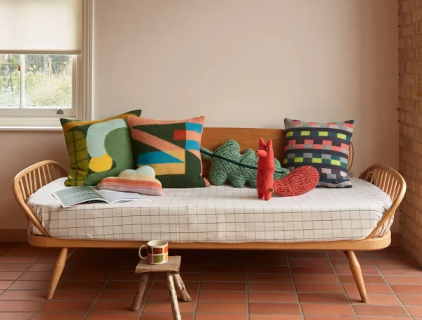 Square Cushions>Donna Wilson Huddle Square Cushion - Green