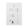 Screen Print Wall Art>Donna Wilson I Miss Your Face Monochrome Print