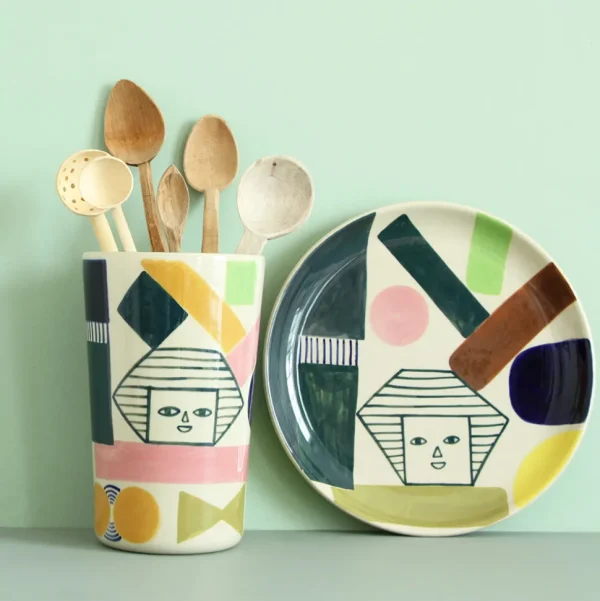 Plates + Bowls>Donna Wilson Kaleido Dinner Plate