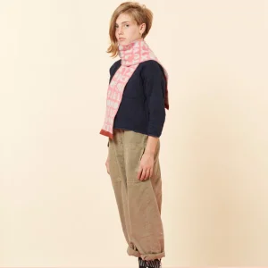 Scarves>Donna Wilson Kids Alphabet Scarf - Pink