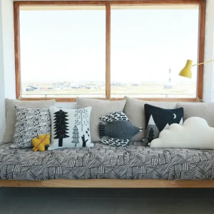 Shaped Cushions | Shaped Cushions>Donna Wilson Leaf Mini Shaped Cushion - Mustard