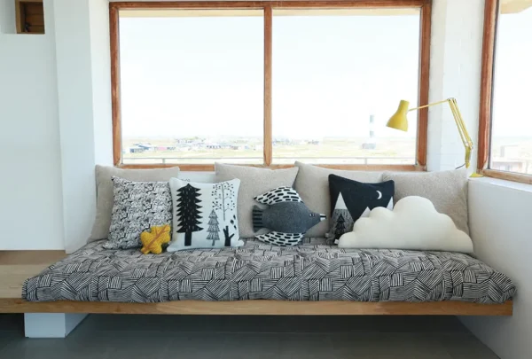 Shaped Cushions | Shaped Cushions>Donna Wilson Leaf Mini Shaped Cushion - Mustard