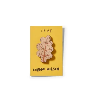 Pin Badges>Donna Wilson Leaf Pin Badge