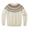 Lambswool Jumpers>Donna Wilson Magic Circle Yoke Jumper - Winter White