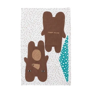 Make Your Own Kits | Kitchen Textiles>Donna Wilson Make Your Own Bear Tea Towel Craft Kit