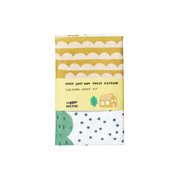 Kitchen Textiles | Make Your Own Kits>Donna Wilson Make Your Own House Tea Towel Craft Kit