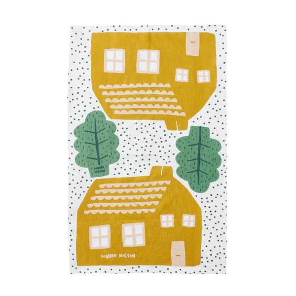 Kitchen Textiles | Make Your Own Kits>Donna Wilson Make Your Own House Tea Towel Craft Kit