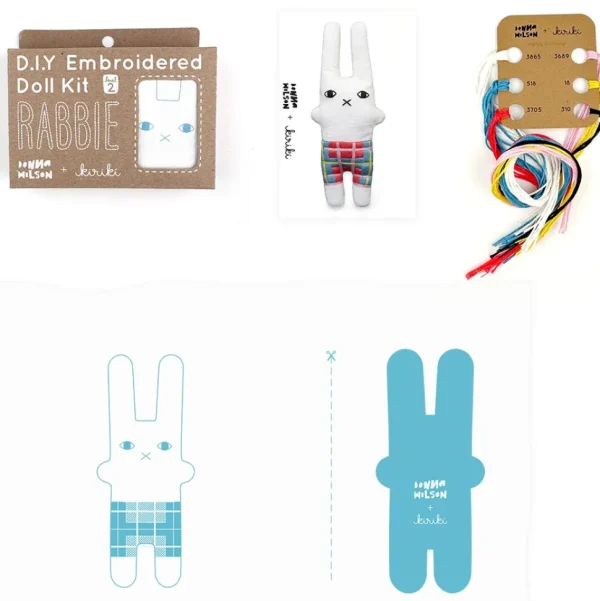 Make Your Own Kits>Donna Wilson Make Your own Rabbie kit - Kiriki Press