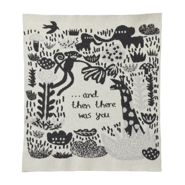 Baby Blankets>Donna Wilson Menagerie Baby Blanket - Ecru