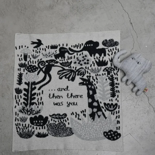 Baby Blankets>Donna Wilson Menagerie Baby Blanket - Ecru