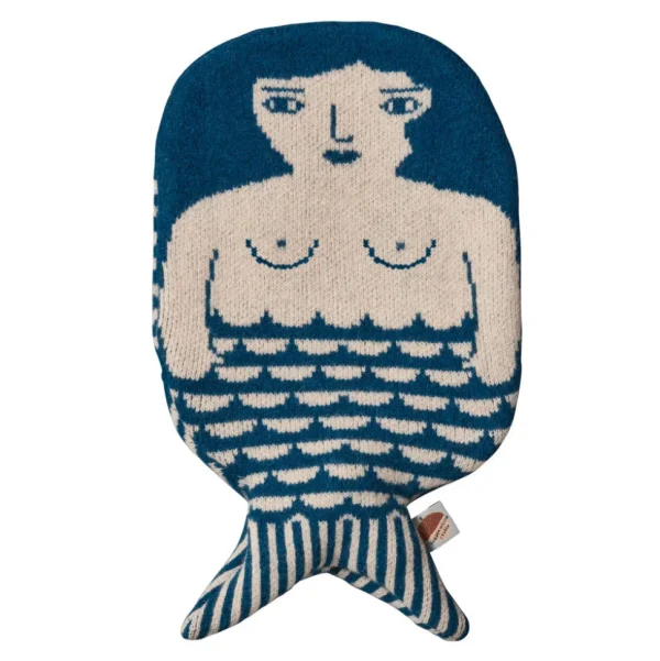 Hot Water Bottles | Hot Water Bottles>Donna Wilson Mermaid Hot Water Bottle - Blue