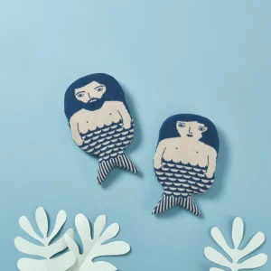 Hot Water Bottles | Hot Water Bottles>Donna Wilson Merman Hot Water Bottle - Blue