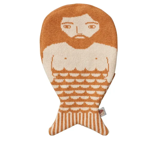 Hot Water Bottles | Hot Water Bottles>Donna Wilson Merman Hot Water Bottle - Harvest