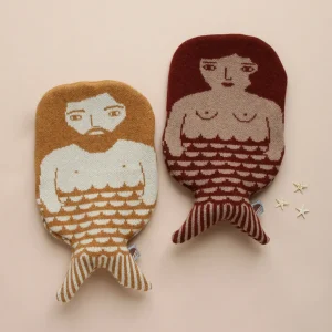 Hot Water Bottles | Hot Water Bottles>Donna Wilson Merman Hot Water Bottle - Harvest