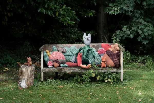Giant Creatures>Donna Wilson Mini Giant Creature - Grey Wolf