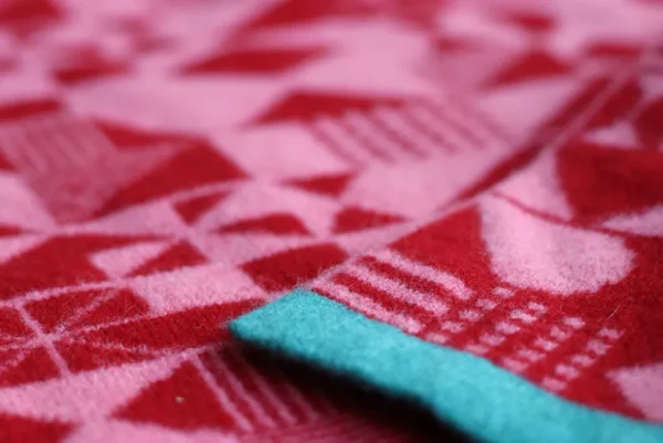 Scarves>Donna Wilson Monoglyph Blanket Scarf - Lipstick