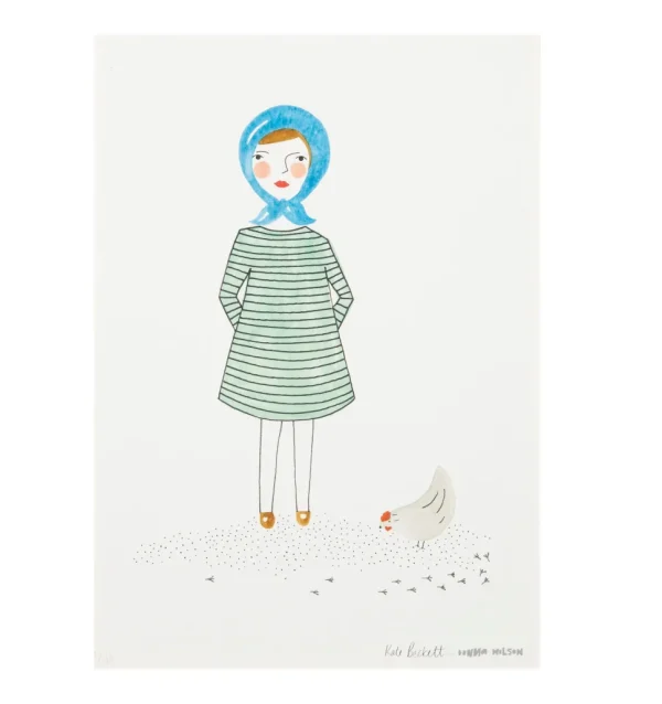 Screen Print Wall Art>Donna Wilson Mother Hen Print