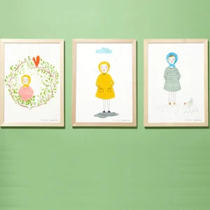 Screen Print Wall Art>Donna Wilson Mother Hen Print