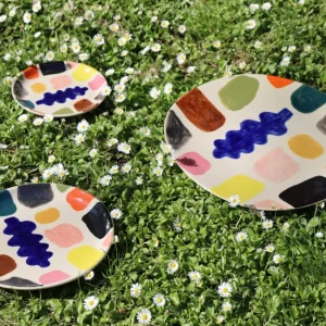 Plates + Bowls>Donna Wilson Mottle Side Plate