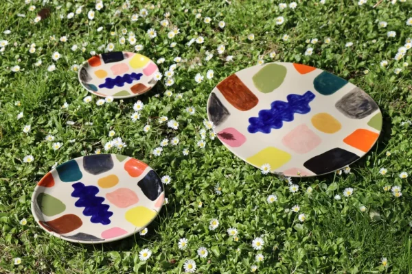 Plates + Bowls>Donna Wilson Mottle Side Plate