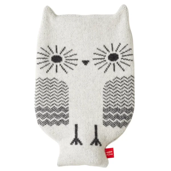 Hot Water Bottles | Hot Water Bottles>Donna Wilson Owl Hot Water Bottle - White