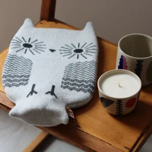 Hot Water Bottles | Hot Water Bottles>Donna Wilson Owl Hot Water Bottle - White