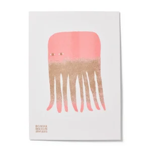 Screen Print Wall Art>Donna Wilson Ozzy Octopus 20 Years Riso Print - Limited Edition