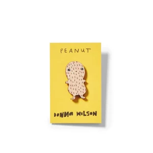 Pin Badges>Donna Wilson Peanut Pin Badge