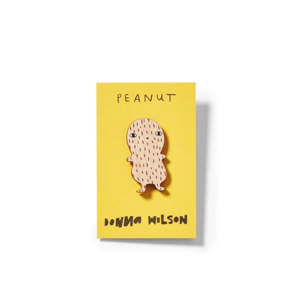 Pin Badges>Donna Wilson Peanut Pin Badge