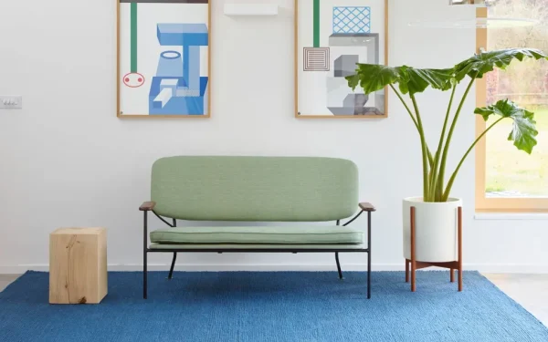 Rugs>Donna Wilson Purl Rug - Petrol - 200 x 140 cm