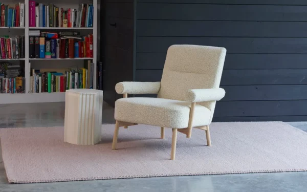 Rugs>Donna Wilson Purl Rug - Rose - 240 x 170 cm