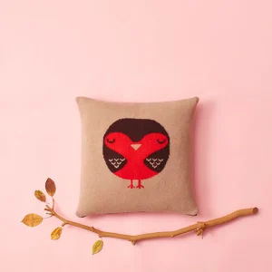 Square Cushions>Donna Wilson Robin Square Cushion - Camel