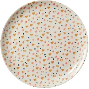 Lunch + Bento Boxes | Plates + Bowls>Donna Wilson Set of 4 Bamboo Spot Pattern Dinner Plate
