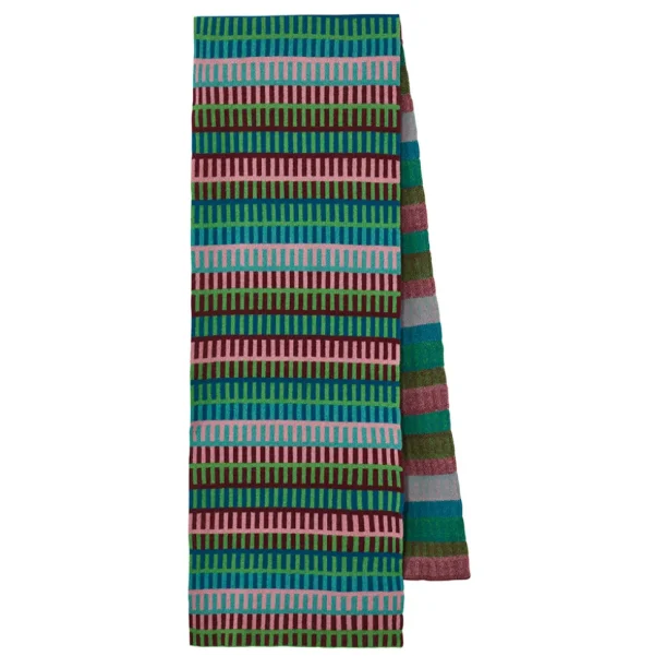 Scarves>Donna Wilson Shiel Blanket Scarf - Claret
