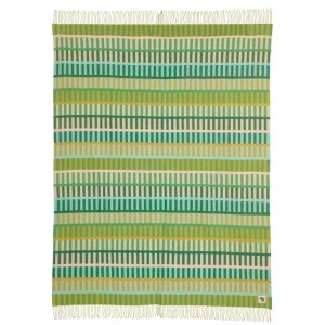 Blankets + Throws>Donna Wilson Shiel Lambswool Throw - Green
