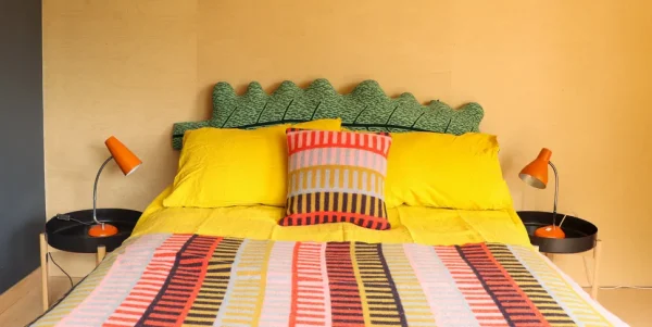 Square Cushions>Donna Wilson Shiel Square Cushion - Red