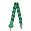 Scarves>Donna Wilson Snake Scarf - Green/Pink