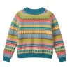 Lambswool Jumpers>Donna Wilson Static Stripe Jumper - Tutti Frutti