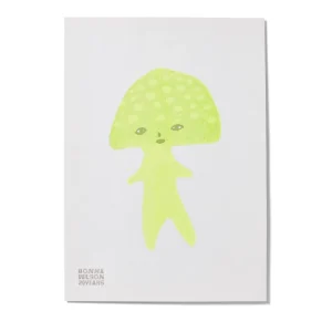 Screen Print Wall Art>Donna Wilson Suki Mushroom 20 Years Riso Print - Limited Edition