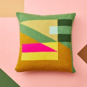 Square Cushions>Donna Wilson Tilt Square Cushion - Green