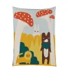 Baby Blankets>Donna Wilson Trees and Creatures Cotton Mini Blanket