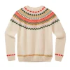 Lambswool Jumpers>Donna Wilson Ugie Jumper - Chalk