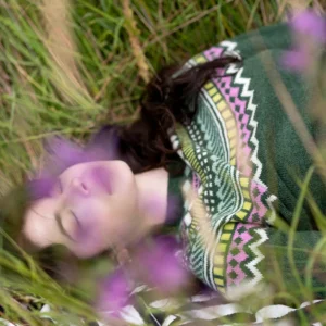 Lambswool Jumpers>Donna Wilson Ugie Jumper - Forest Green