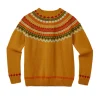 Lambswool Jumpers>Donna Wilson Ugie Jumper - Mustard