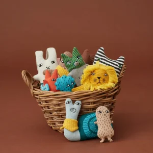 Wee Ones>Donna Wilson Wilfred Wolf - Cotton Wee One