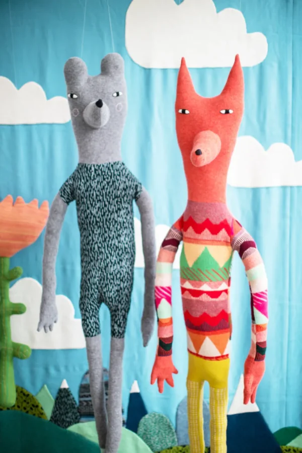 Giant Creatures | Creatures>Donna Wilson XL Giant Creature - Made To Order - Grey Bear