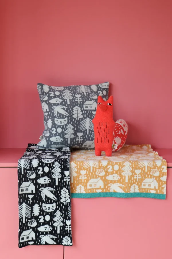 Scarves>Donna Wilson 20 Years Lambswool Scarf - Limited Edition